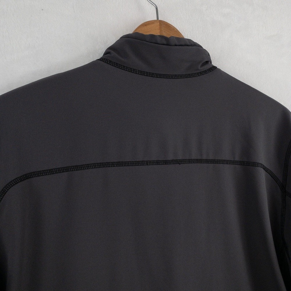 Eddie Bauer Jacket Men's Medium Gray Windfoil Elite Jacket Lined Furry Fleece - Picture 9 of 14